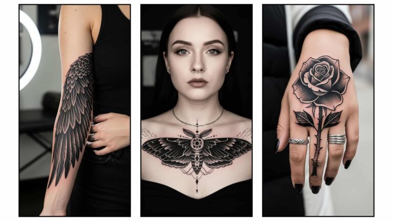 24 Blackwork Tattoo Ideas