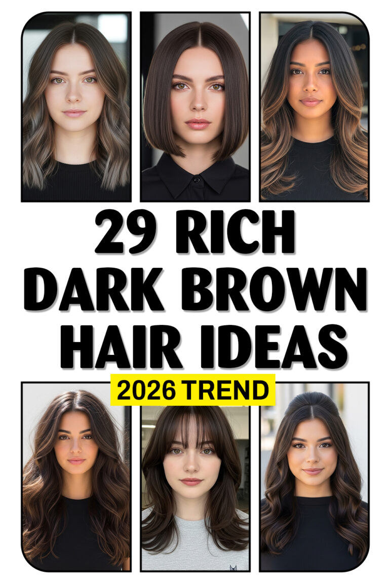29 Dark Brown Hair Ideas