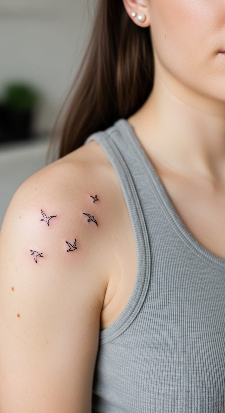 Abstract Bird Shoulder