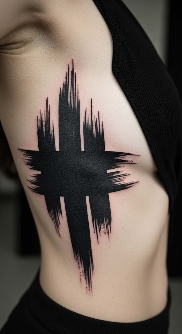 Abstract Brush Stroke