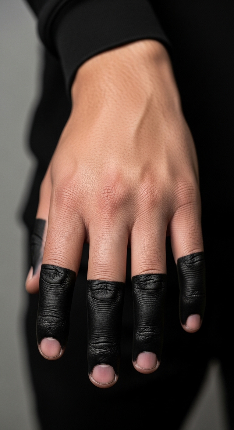 Blackout Hand Fingers