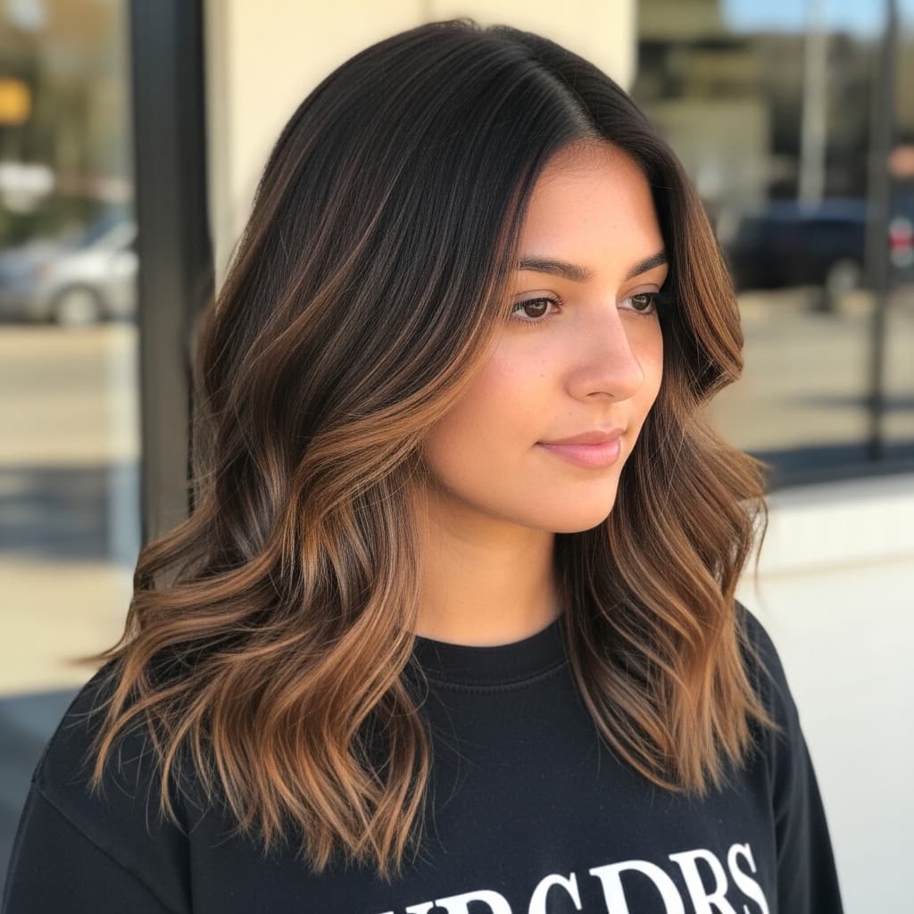 Caramel Balayage Brunette