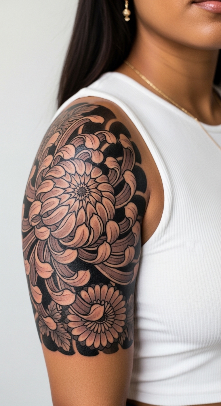 Chrysanthemum Sleeve