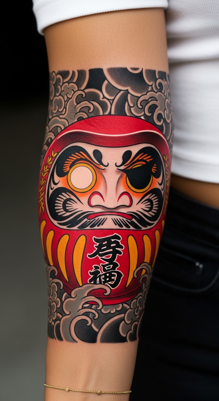 Daruma Doll Forearm