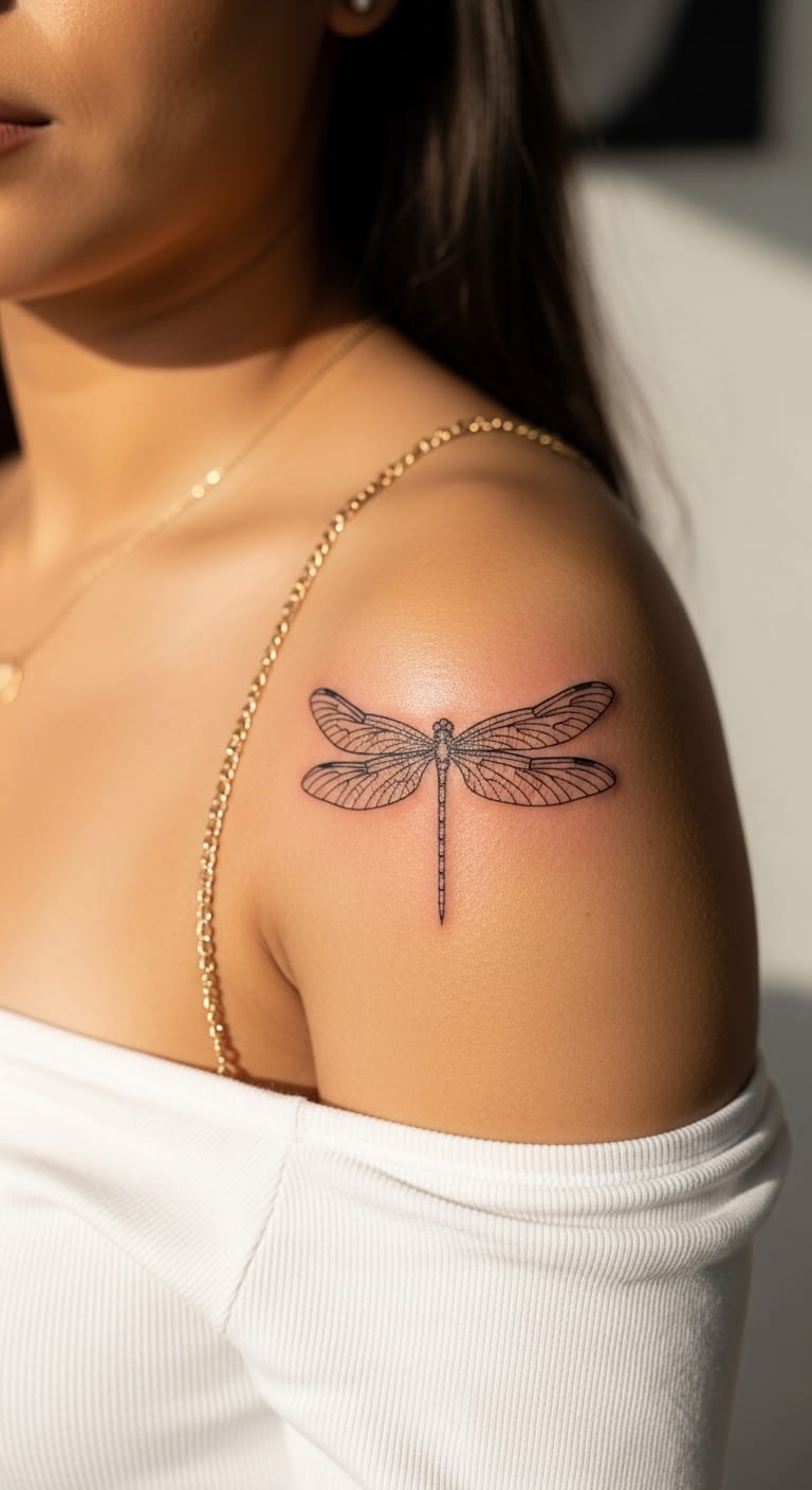 Dragonfly Shoulder Piece