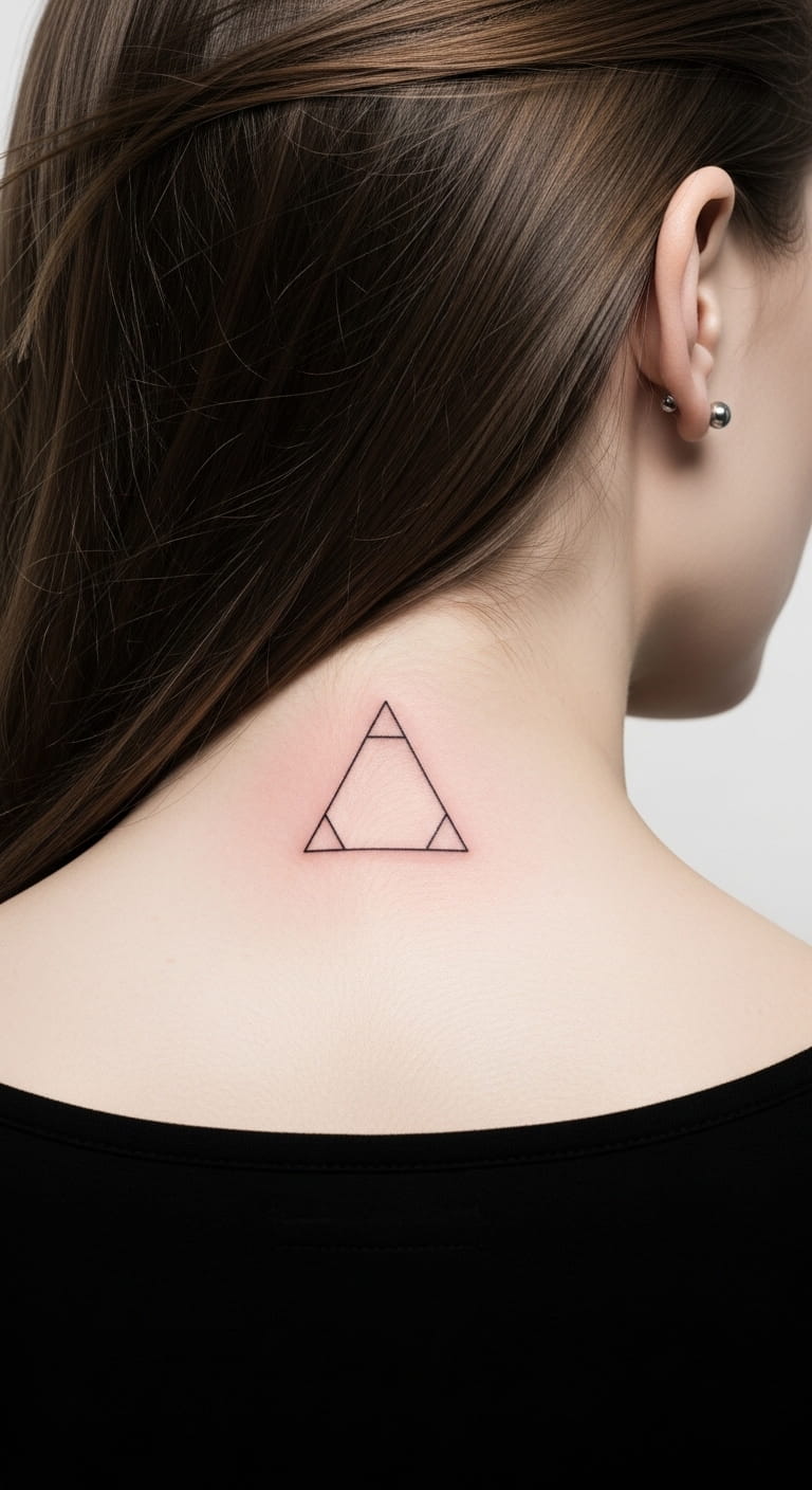 Geometric Triangle Nape