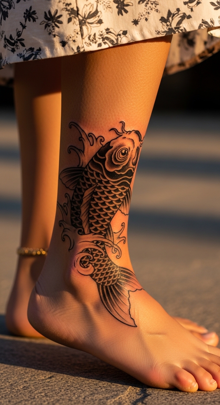 Japanese Carp Ankle