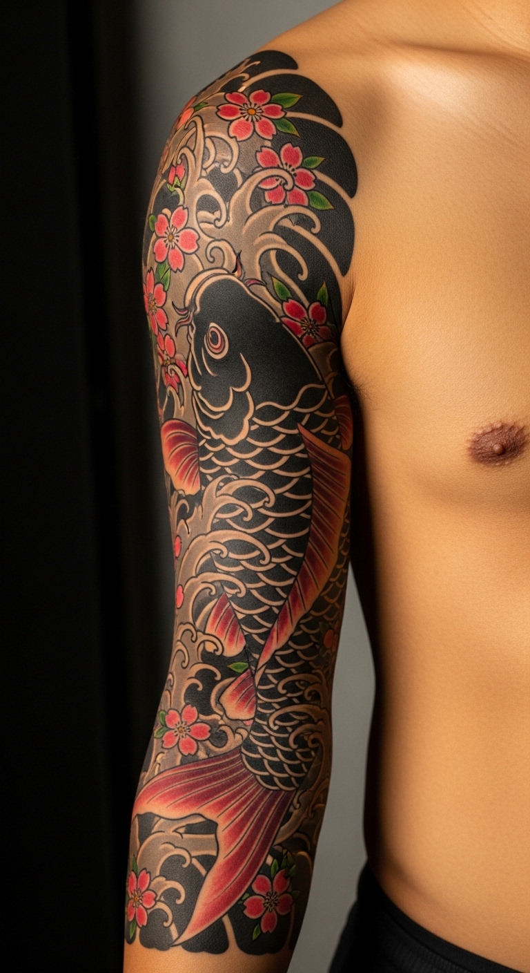 Koi Fish Sleeve