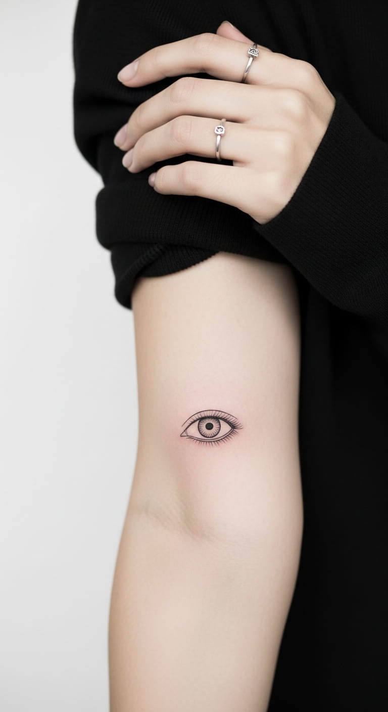 Minimalist Eye Forearm