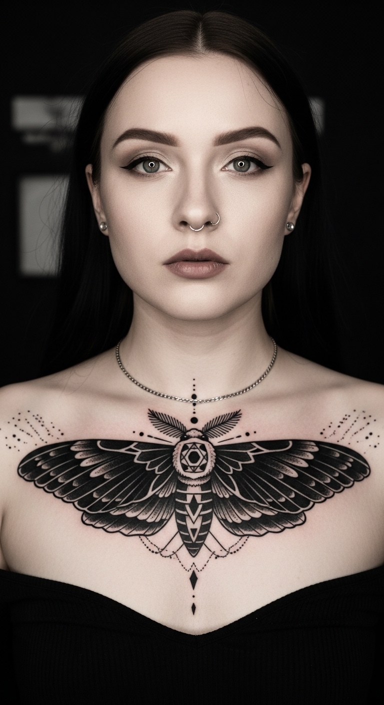 Moth Chest Piece