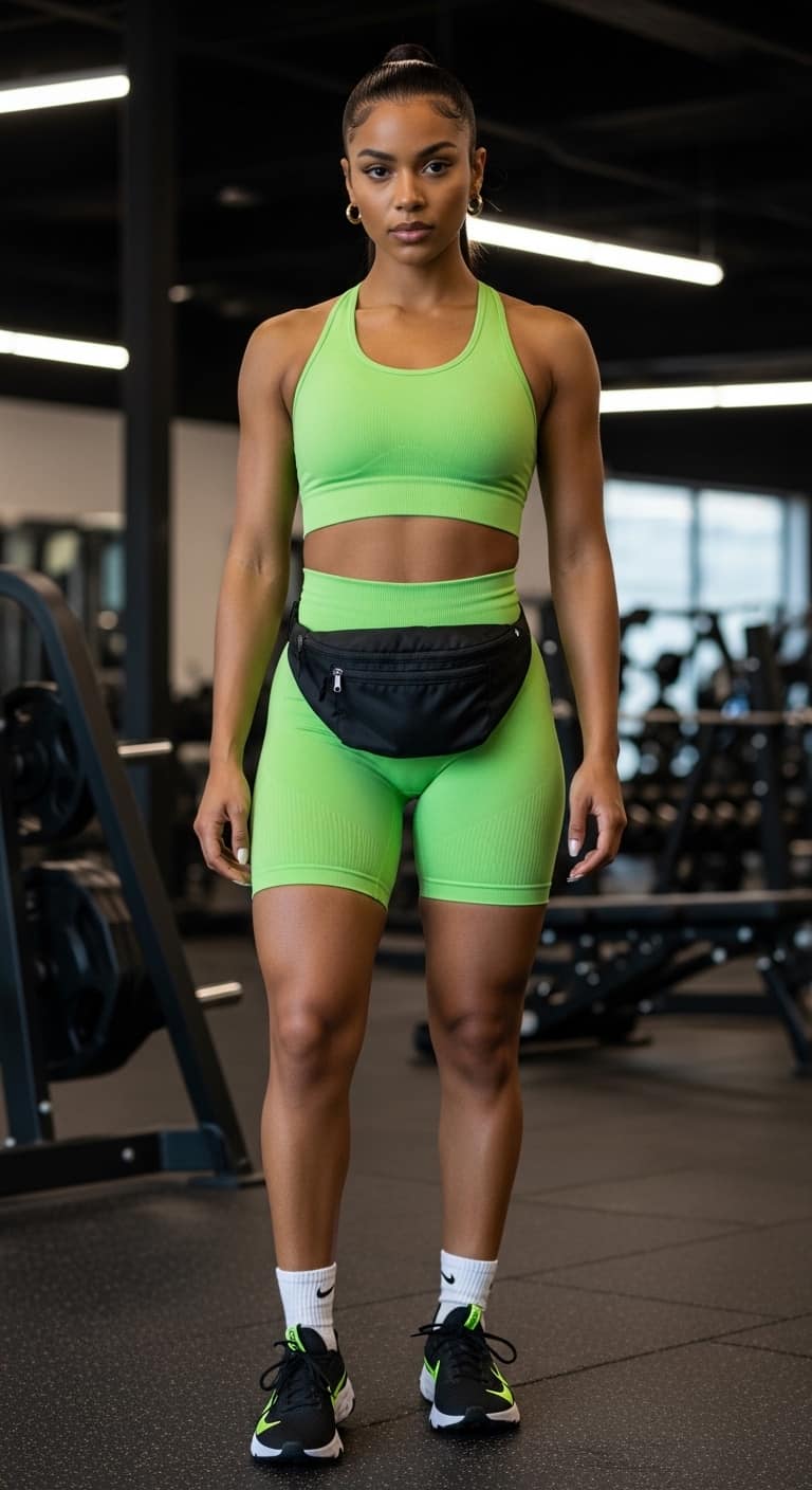 Neon Gym Power Look