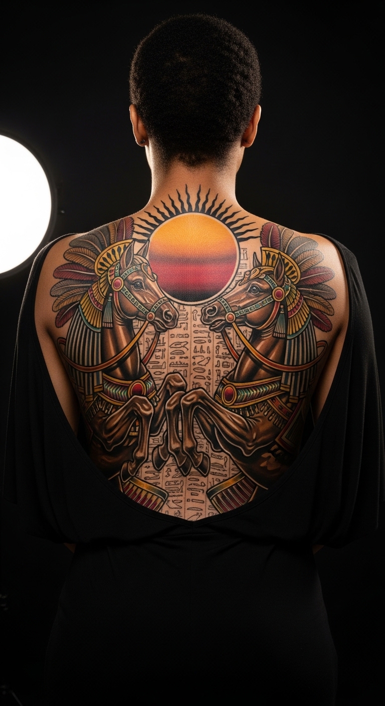 Pharaohs Horses Back