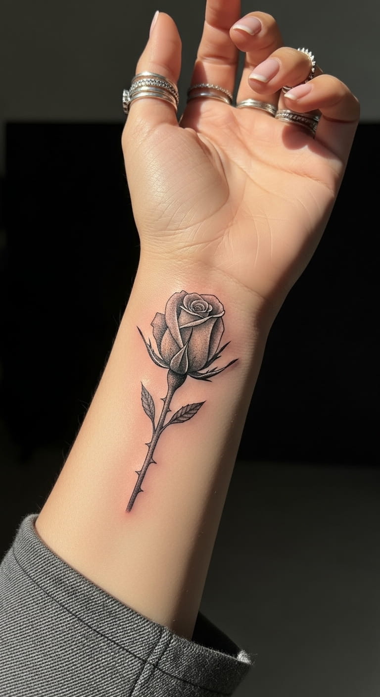 Rose Bud Wrist