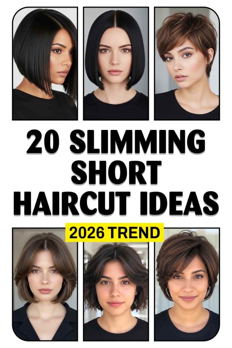 24 Short Haircuts For Chubby Faces That Look Elegant 2026