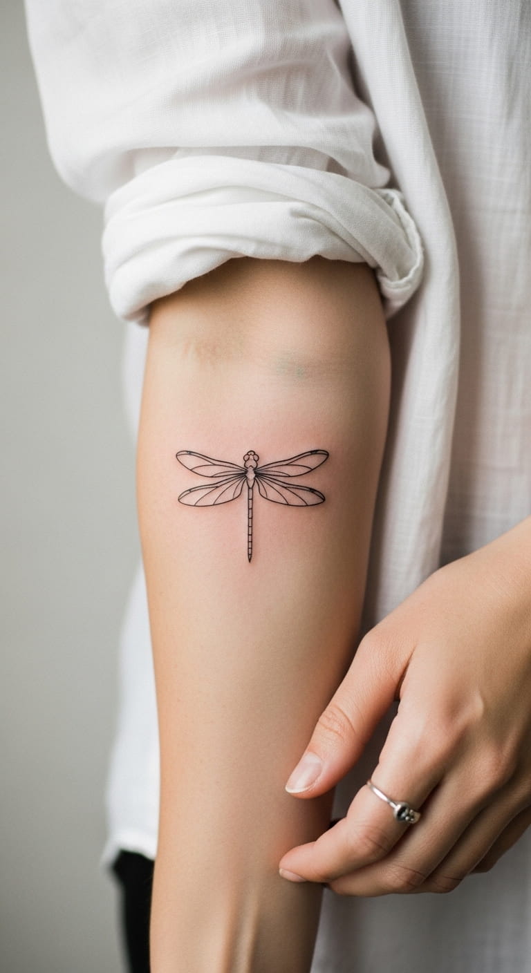 Simple Dragonfly Forearm