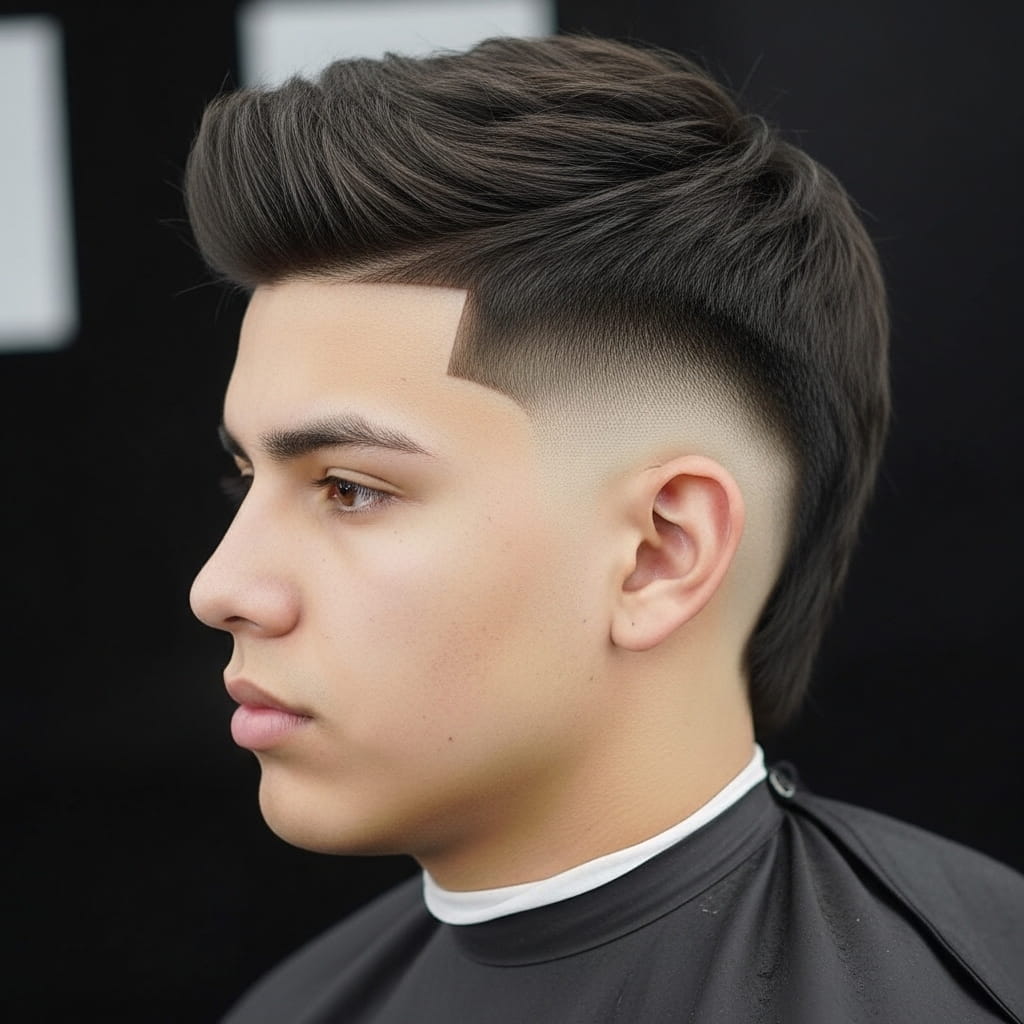 Skin Fade Mullet