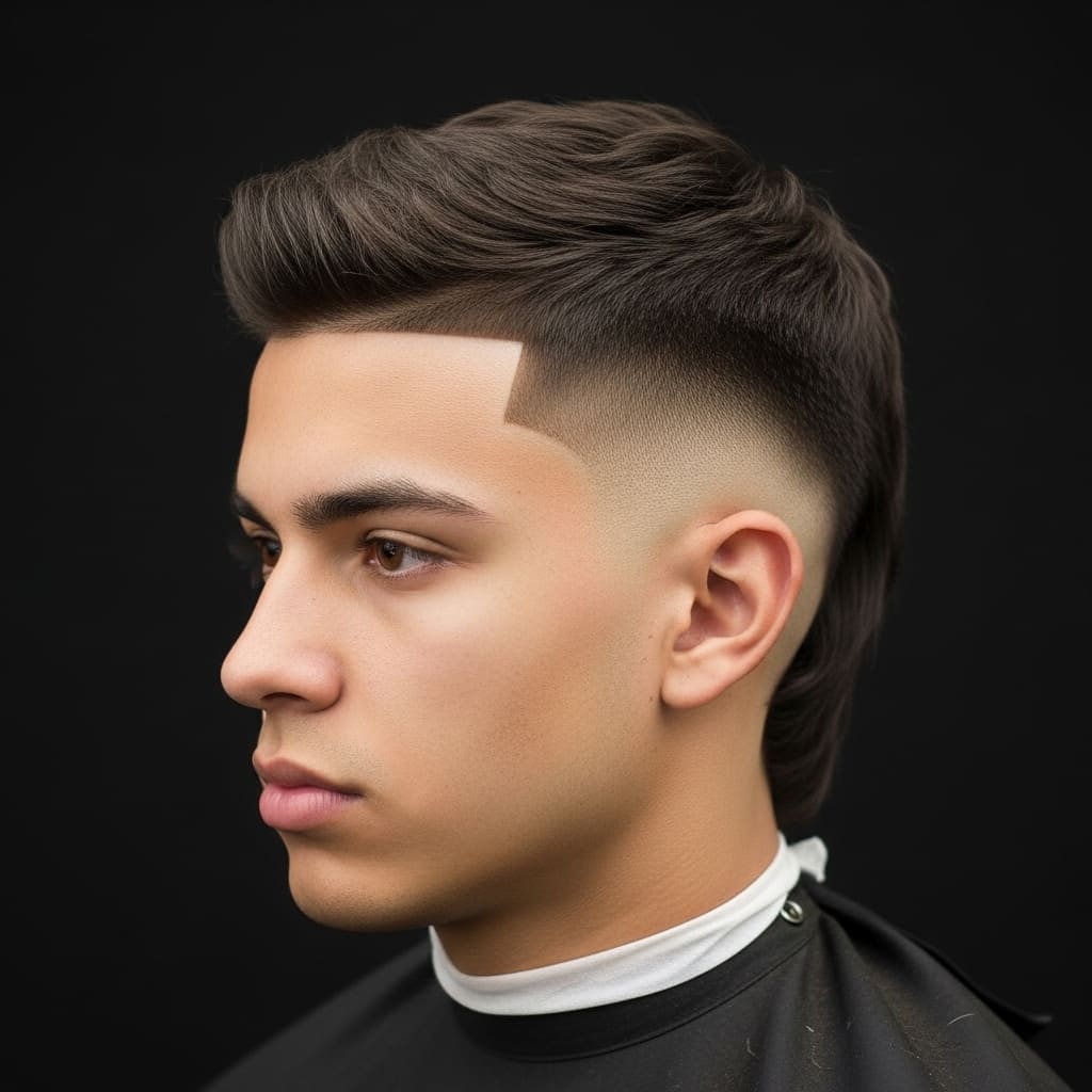 Skin Fade Mullet