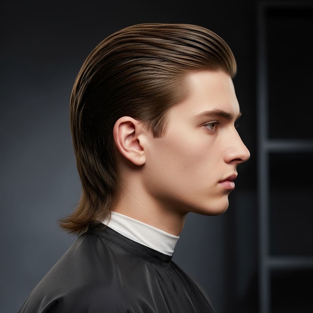 Slick Back Mullet