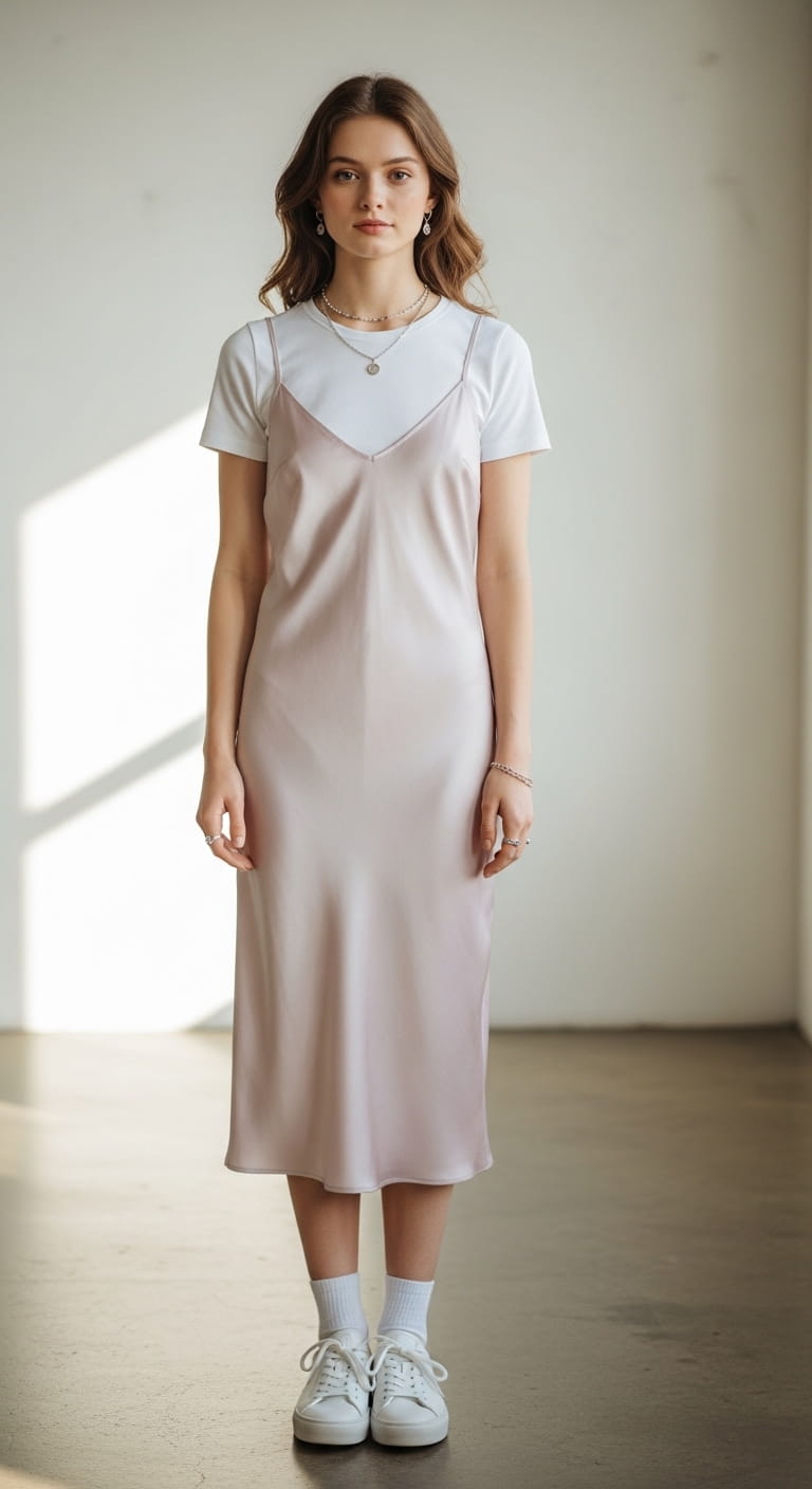 Slip Dress Tee