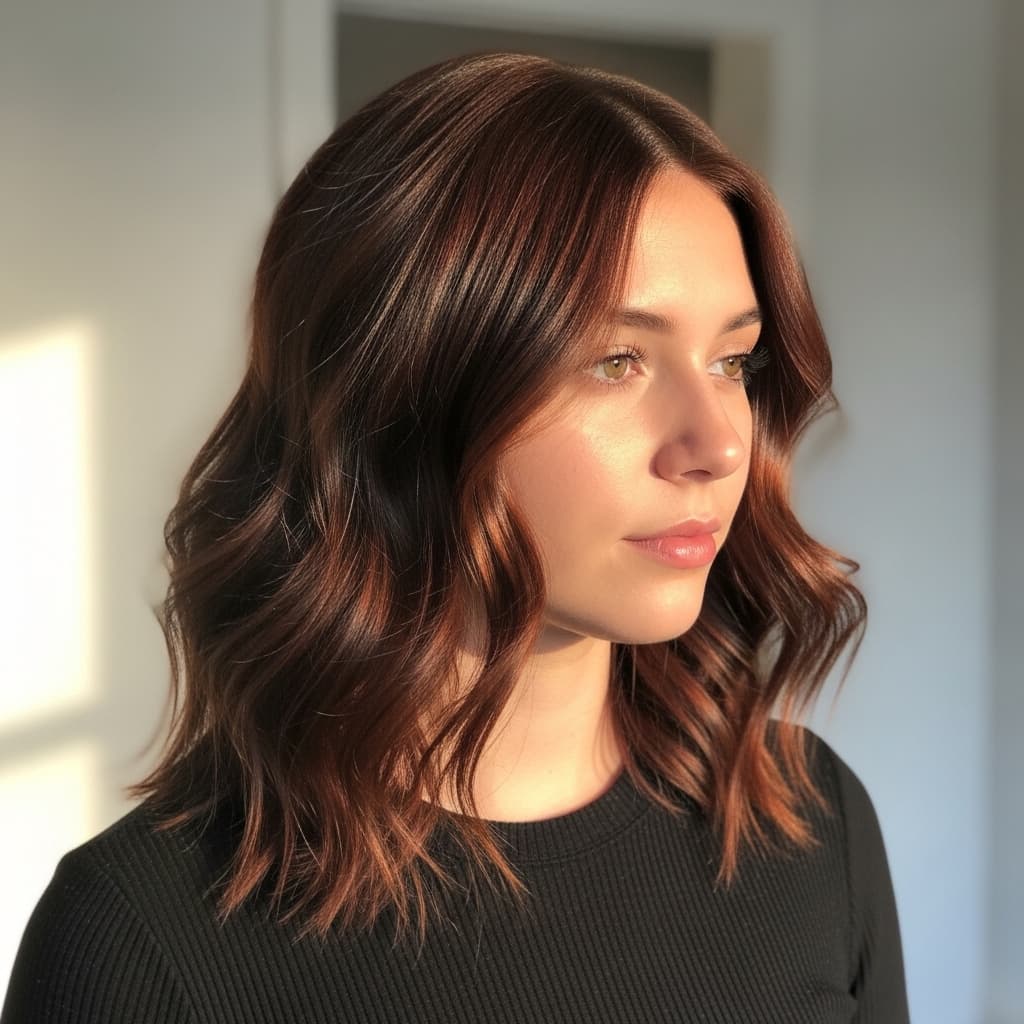 Soft Auburn Brunette