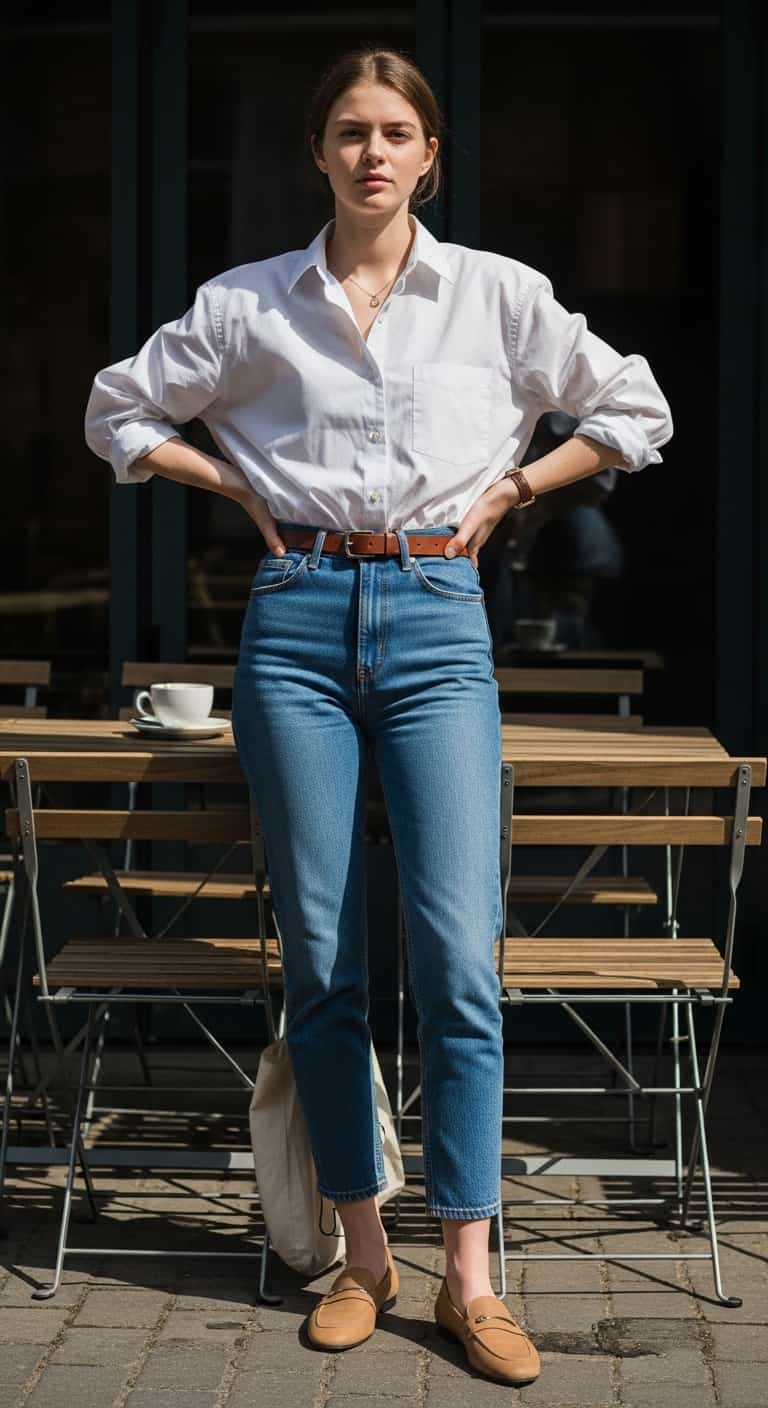 White Shirt Denim